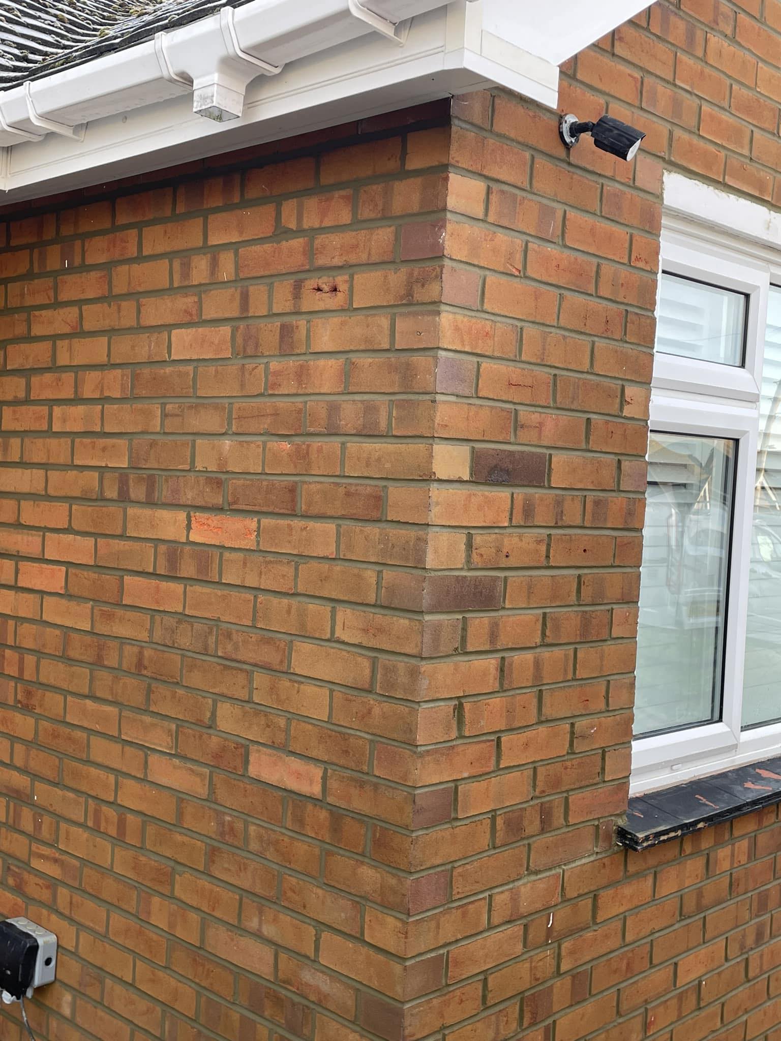 Brick Repointing carried out at a house in Dover by CL Baker
