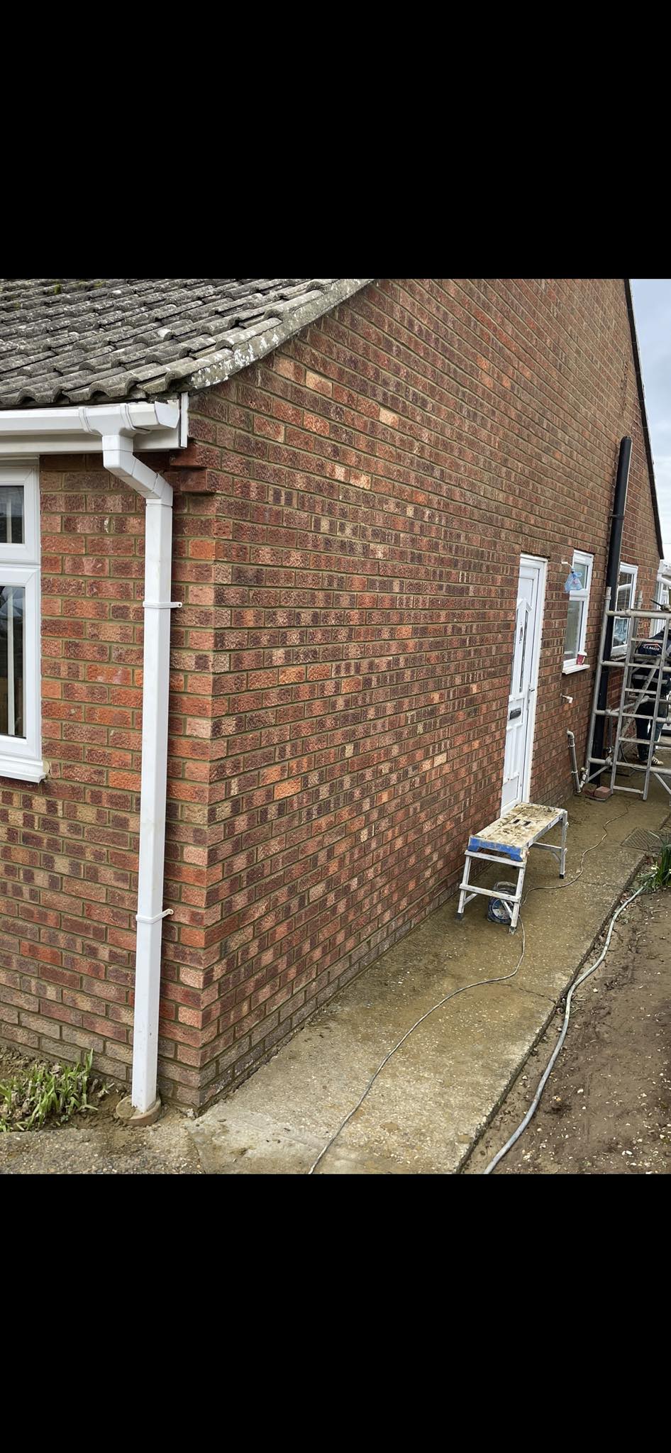 Brick Repointing carried out at a house in Dover by CL Baker