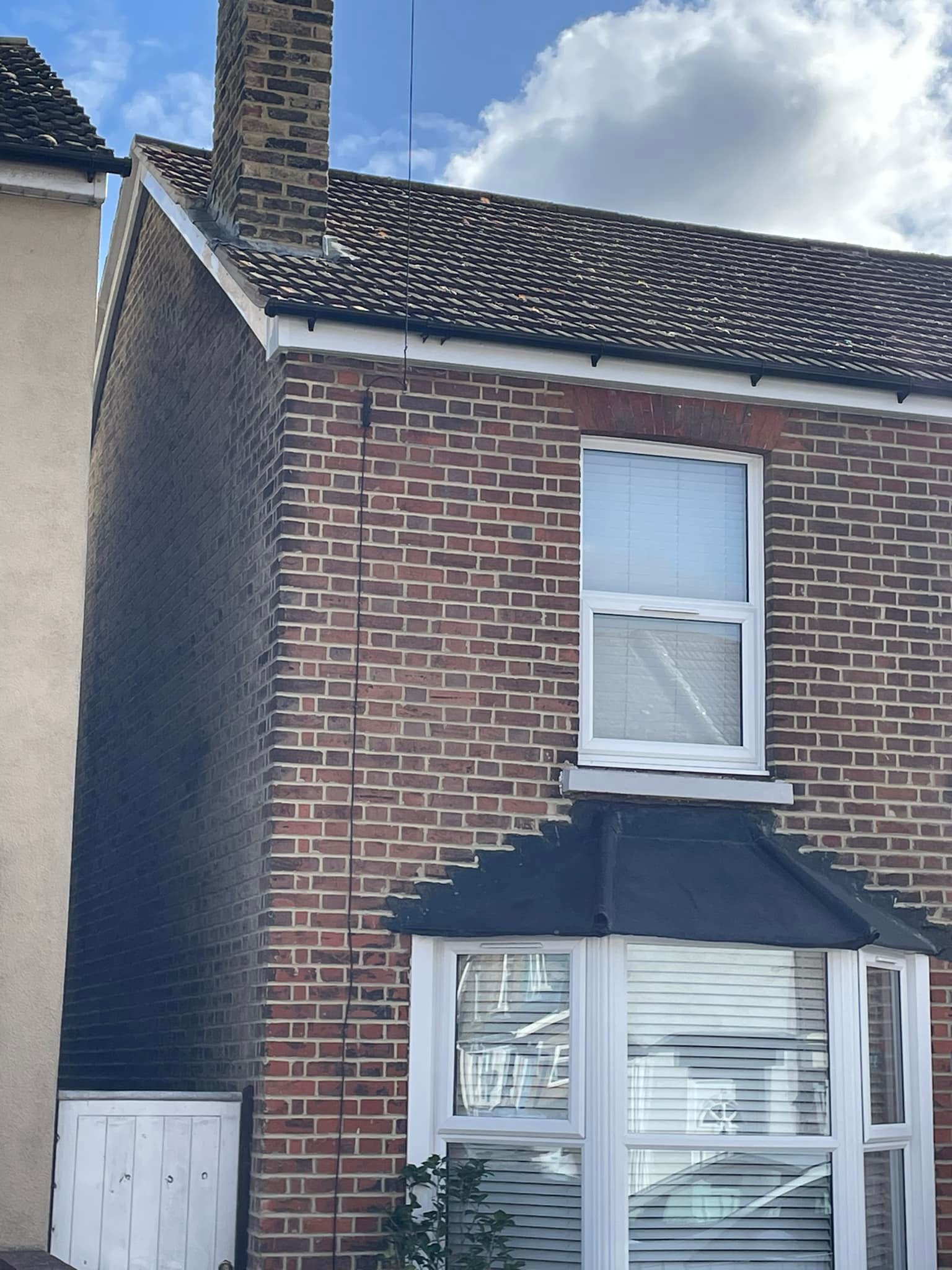 Brick repointing carried out at a house in Ashford by CL Baker