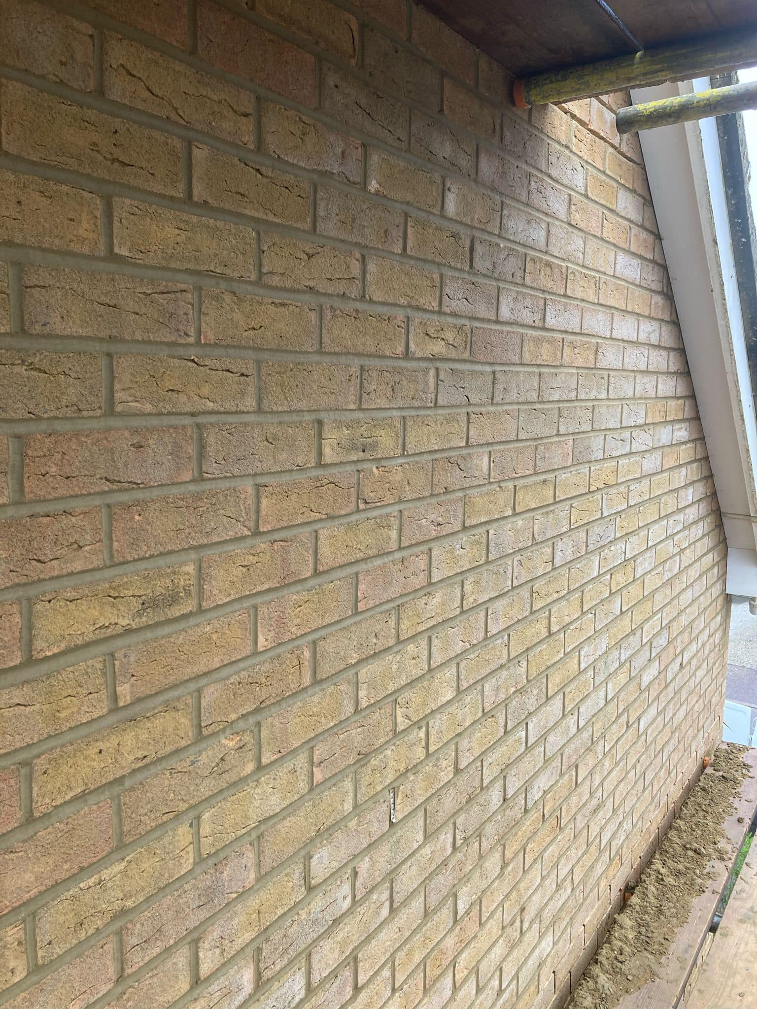 Brick repointing carried out at a house in Faversham by CL Baker