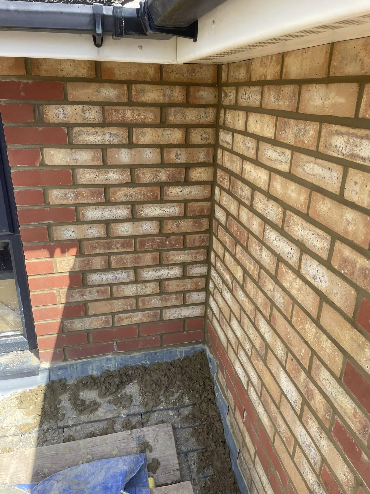Brick repointing carried out at a house in Herne Bay by CL Baker