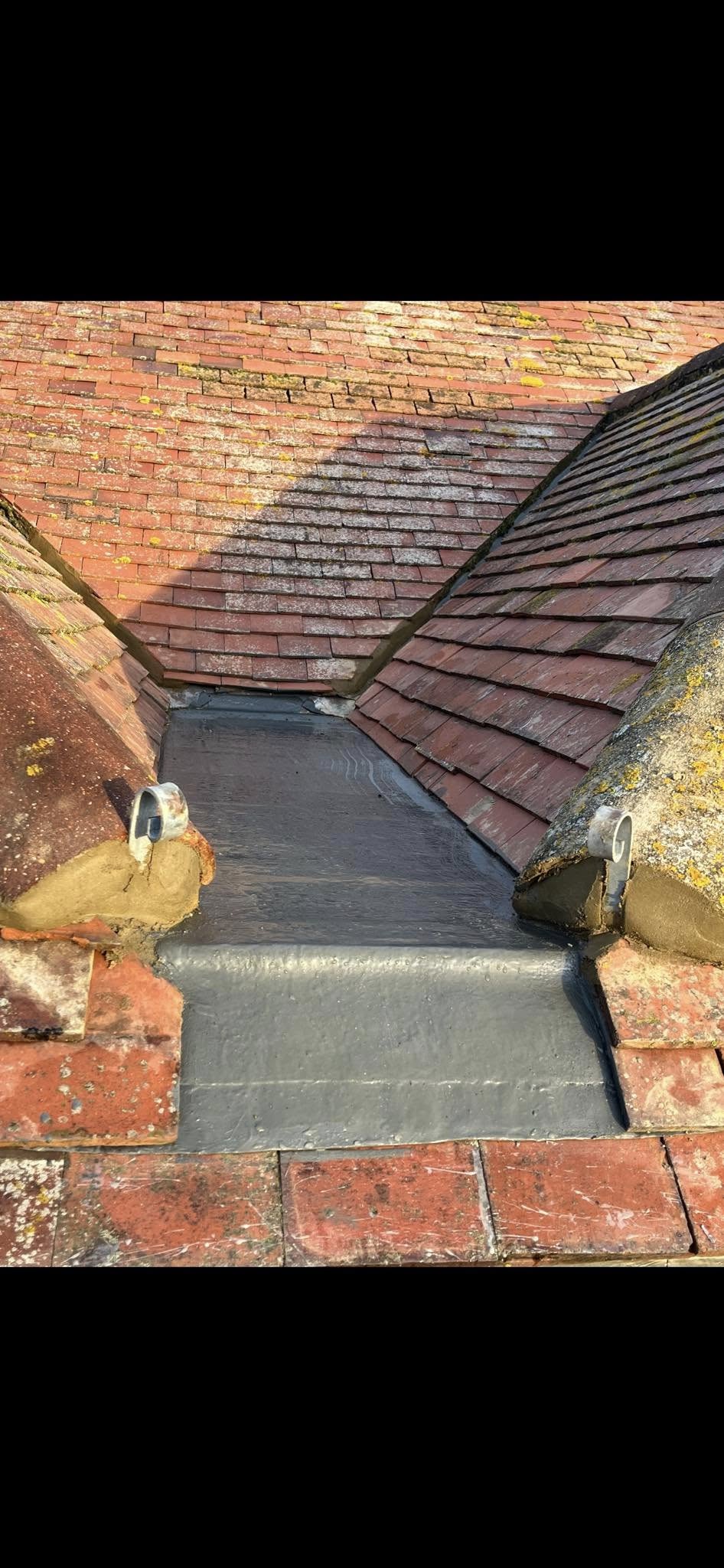 Pitched roof carried out at a house in Hythe by CL Baker