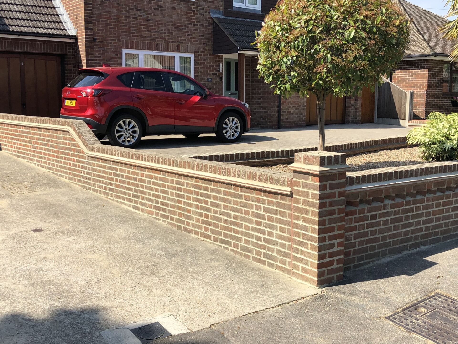 Brick Repointing carried out at a house in Canterbury by CL Baker