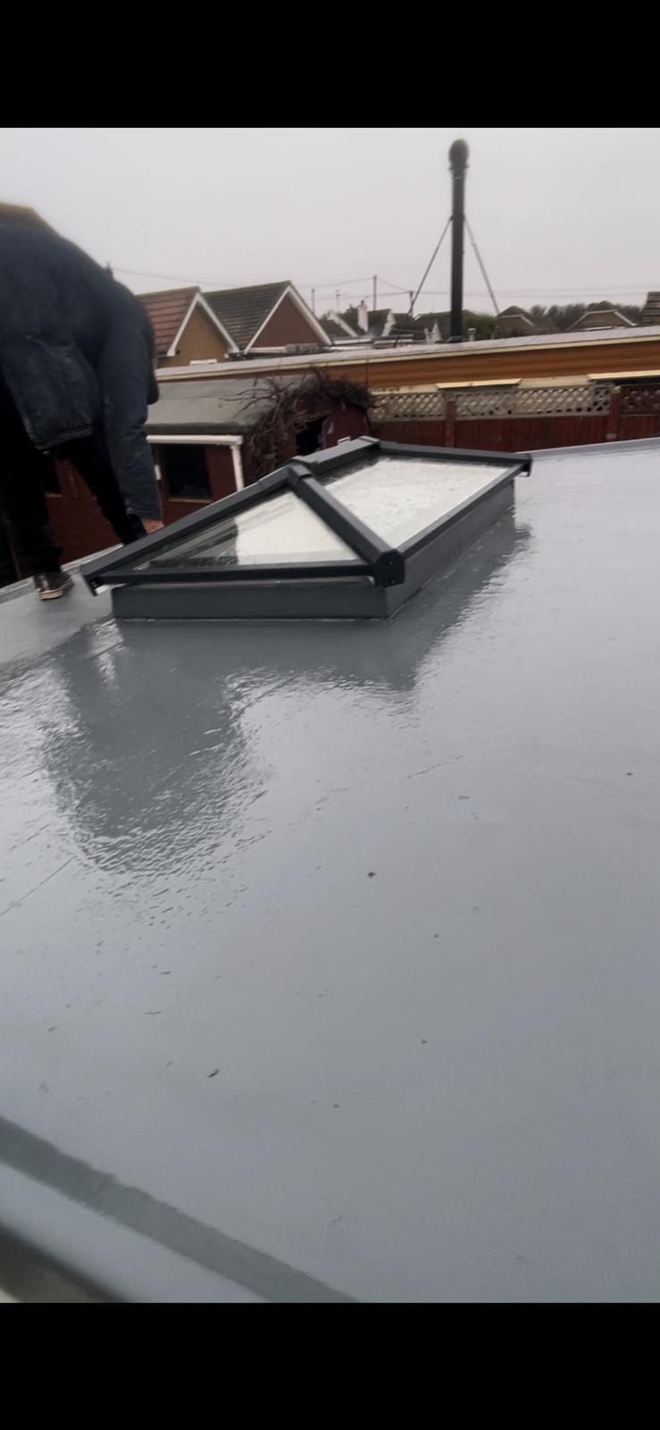 Flat roof carried out at a house in Herne Bay by CL Baker