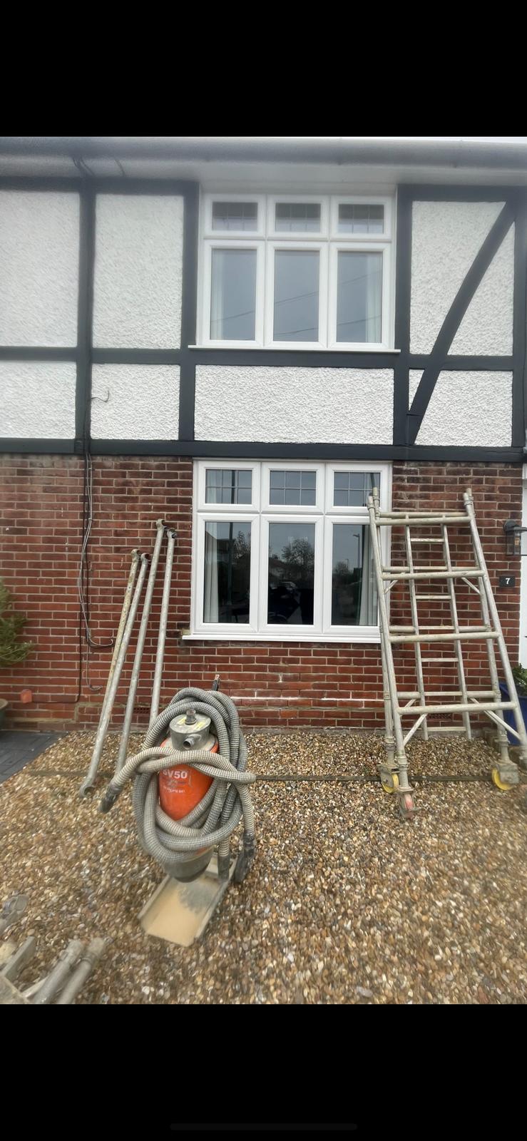 brick re pointing service carried out at a house in Thanet by CL Baker