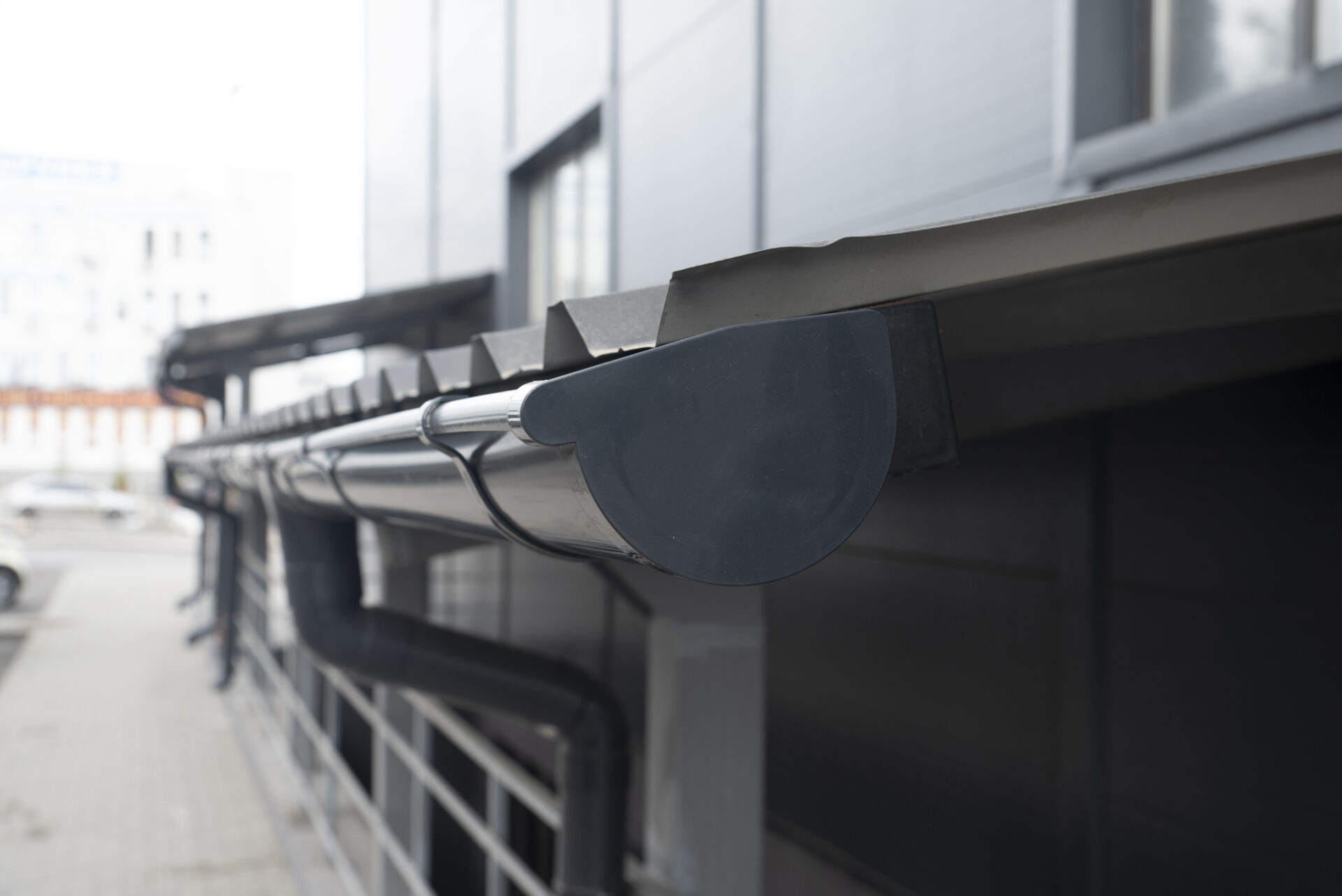 Guttering services carried out at a house in Folkestone by CL Baker