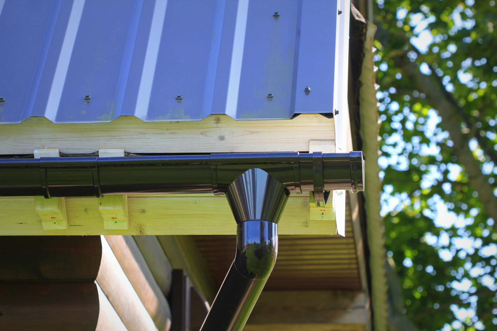 Guttering services carried out at a house in Ashford by CL Baker