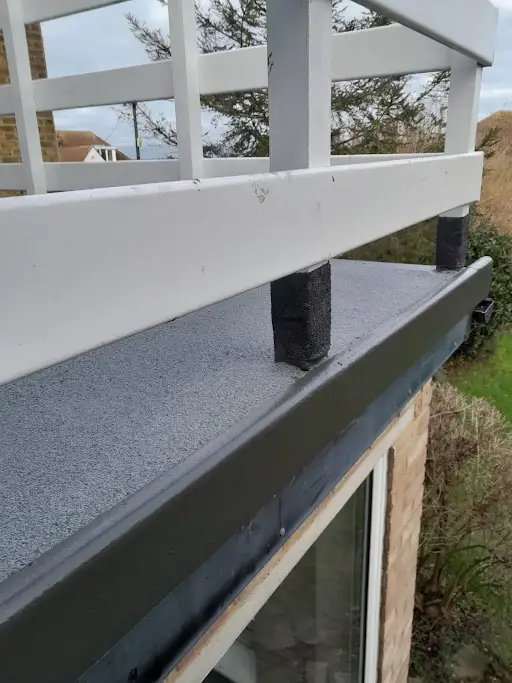 Flat roof carried out at a house in Canterbury by CL Baker