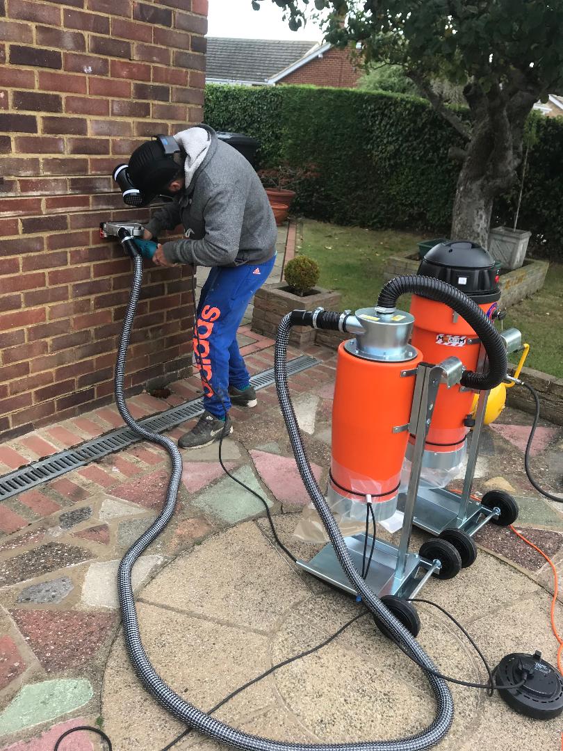 brick re-pointing services carried out at a house in Ashford by CL Baker
