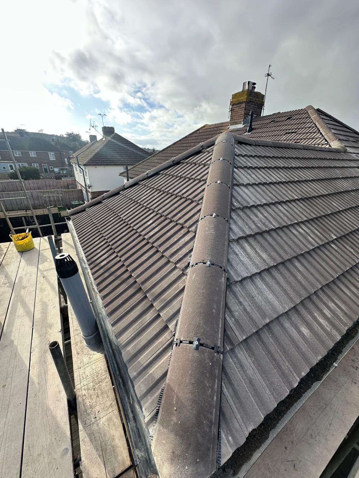 new pitched roof on property in sittinngbourne